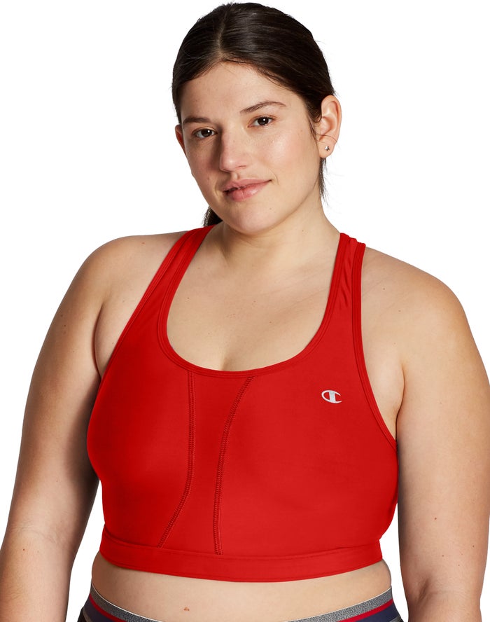 Champion Womens Sports Bra NZ - Plus Vented Red ( 2830-DZHCW )